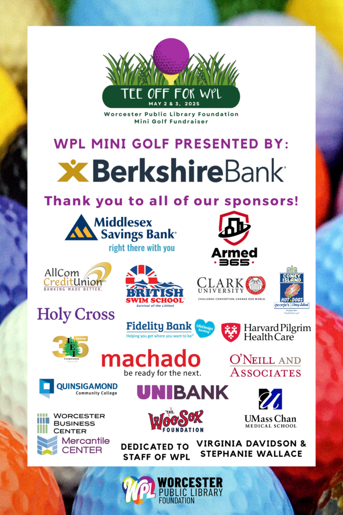 Mini Golf 2025 Sponsor thank you poster 24 by 36